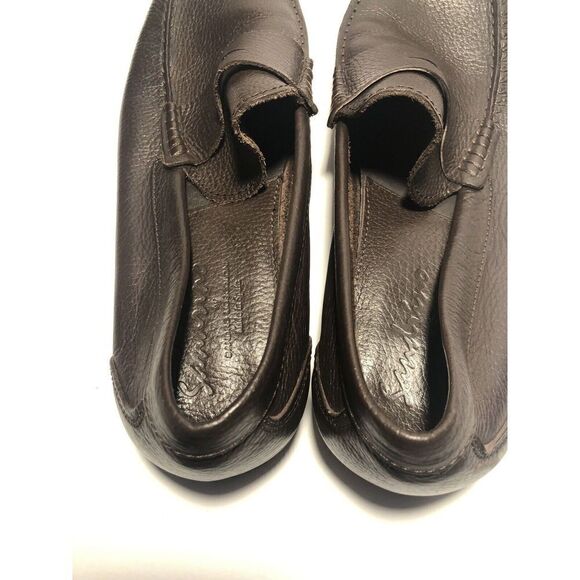 Sandrino By Sandro Moscoloni Placido Leather Penny‎ Loafers 10.5D Shoes Brown main image 9